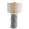 SAFAVIEH Lighting Collection Melina Rustic Wash White 29-inch Bedroom Living Room Home Office Desk Nightstand Table Lamp Set of 2 (LED Bulbs Included) view 1