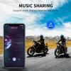 Fodsports Motorcycle Bluetooth Intercom, Music Sharing, M1S Pro 2000m 10 Riders Group Helmet Communication System Headset Universal Wireless Interphone (Waterproof/Handsfree/Stereo Music/GPS/2 Mic) view 4