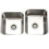 Houzer 31" Stainless Steel Undermount 60/40 Double Bowl Kitchen Sink view 1