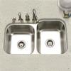 Houzer 31" Stainless Steel Undermount 60/40 Double Bowl Kitchen Sink view 2