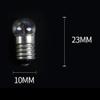 GutReise DC 50pcs E10 1.5V 0.3A Warm White Bulb Light Bulbs Miniature Screw Base (1.5V) view 4