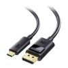 Cable Matters Unidirectional USB C to DisplayPort 1.4 Cable - 6ft, Support 8K@60Hz / 4K@240Hz, Thunderbolt 4 to DisplayPort Cable, Display Port to USB C, Black - Not for Portable USBC Monitor view 1