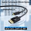 Cable Matters Unidirectional USB C to DisplayPort 1.4 Cable - 6ft, Support 8K@60Hz / 4K@240Hz, Thunderbolt 4 to DisplayPort Cable, Display Port to USB C, Black - Not for Portable USBC Monitor view 2