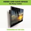 HIDEit Mounts Uni-XS Mount - Patented in 2018, Made from Steel Adjustable Extra Small Device, Hide Your Cable TV Box, Modems, Satellite Receivers, Streaming Media Devices and More view 3