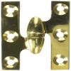 Deltana OK2015U3UNL-L Solid Brass 2-Inch x 1/2-Inch Olive Knuckle Hinge view 1