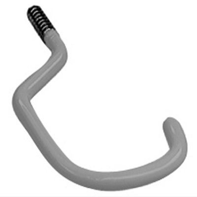 Crawford Medium Vinyl Coated Gray Steel 5.91 in. L Hook 20 lb. 1 pk