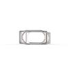 Stainless Steel Watch Strap for Xiaomi Miband 2 - ROSE GOLD view 4