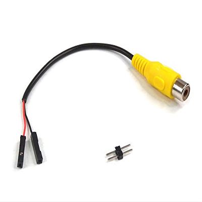 MakerSpot Accessories - 2-Pin RCA (Composite Video, Audio, Coaxial S/PDIF) Female Jack Cable Dongle Adapter, Connect Pi 3 / Pi Zero W to Display Without HDMI Monitor