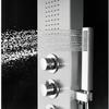 Blue Ocean  56" Stainless Steel SPS8729 Thermostatic Shower Panel Column System with Rainfall Shower Head, Body Nozzles, and Handheld Shower Head, Shower Tower view 4