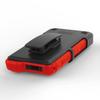 Wireless ProTech Case with Clip Compatible with Sonim XP8 Phone Model XP8800. Heavy Duty Rotating Belt Clip Holster and Durable Flexible Protective Case Combo (Red) view 3