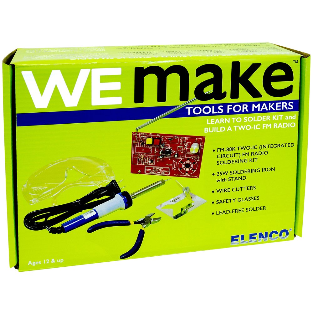 WEmake FM Radio STEM DIY Soldering Kit with Tools