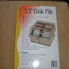 3.5" Disk Storage Box Data Case Holder - Stores up to 100 Disks! - Disc Diskette PC Storage Data Case Tray File view 2