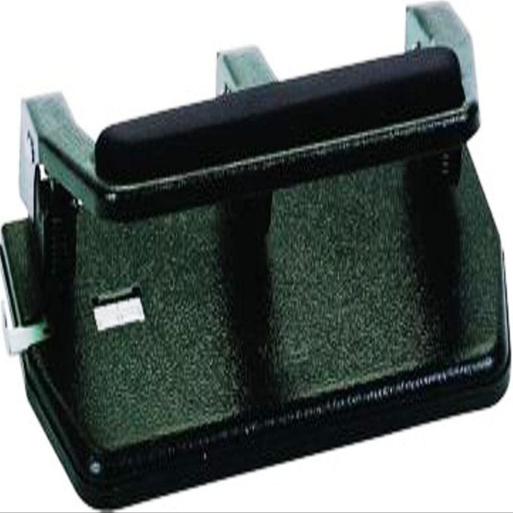 Martin Yale MP50 Master Medium Duty 3-Hole Punch, Black, 9/32" Hole Diameter, Punches Through Up To 40 Sheets of 20 Pound Bond Paper, Adjustable Ruled Paper Guide