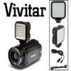 Compact Rechargeable LED Light with Power Set for Canon XA15 XA11 Vixia HF G21 view 1