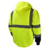 Radians SJ32-3ZGS Class 3 Color Blocked Hooded Sweatshirt, 3X Large, Green view 2