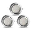 LED Puck Lights Wired Recessed Under Cabinet Lighting Dimmable,2.4In Cutout Halogen Bulb Retrofit,12V Under Counter Light Fixtures for Kitchen,Shelf Lamp,3000K Warm White Round Cabinet Lights,3pcs view 1