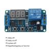 Comidox 1Pcs Automation DC 12V Time Delay Relay Module LED Display Digital Delay Timer PLC Delay Time Control Switch 0.1Sec to 999Min Adjustable view 3