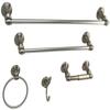 4-Pc Bathroom Accessories Set in Brushed Nickel view 1