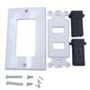 4.2A USB 3.0 Receptacle Outlets Wall Plates Panel, Haokiang 2 High Speed USB 3.0 Charging Dual Female Port Wall Plates Included, Size 115 MM x 70 MM view 3