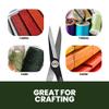 Zenport ZS105 Deluxe Scissors for Garden, Fruits and Crafts, 6.5-Inch, Box of 12, Red/White, ZS105-12PK view 4