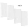Tempered Wood Pegboard TPB-4W 24-Inch W x 48-Inch H x 1/4-Inch D Custom Painted Heavy Duty Round Hole Pegboards, Blissful White view 3