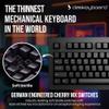 Das Keyboard 4 Professional Wired Mechanical Keyboard, Cherry MX Brown Mechanical Switches, 2-Port USB 3.0 Hub, Volume Knob, Aluminum Top (104 Keys, Black) view 2