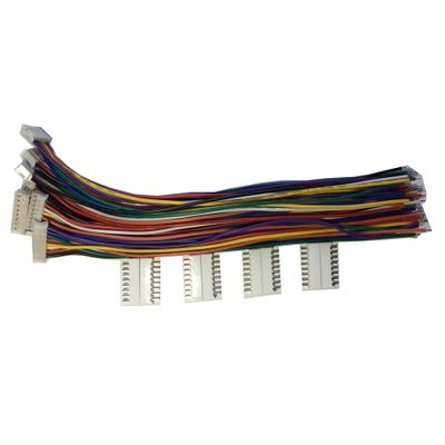 LATTECH 8 Sets JST PH 2.0MM 8 Pin Female Single Connector with Flat Wires 200MM 1007 26AWG