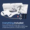 LUXE Bidet NEO 180 - Dual Nozzle, Self-Cleaning, Non-Electric Bidet Attachment for Toilet Seat, Adjustable Water Pressure, Rear & Feminine Wash, with Lever Control (White) view 2
