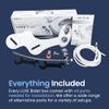 LUXE Bidet NEO 320 - Warm Water, Dual Nozzle, Self-Cleaning, Non-Electric Bidet Attachment for Toilet Seat, Adjustable Water Pressure, Rear & Feminine Wash (White) view 2