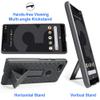 Ailiber Case for Google Pixel 3 XL, Pixel 3XL Phone Case Holster with Screen Protector Tempered Glass, Slim Full Body Shockproof Swivel Clip Kickstand 2in1 Hard Shell Protective Cove-Black view 3