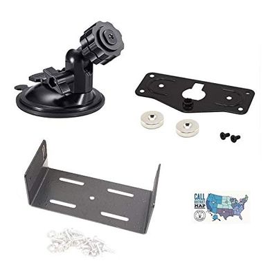 Icom ID-4100A Accessory Bundle - 4 Items - Includes Face Plate Mounting Bracket with Suction Cup Mounting Base, Radio Body Mounting Bracket and Ham Guides TM Quick Reference Card