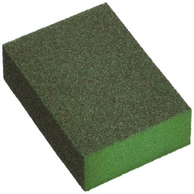 Uart Enterprises P1039-87 Eco Green Sand Block with Medium Grit, 3.75 by 2.75 by 1-Inch