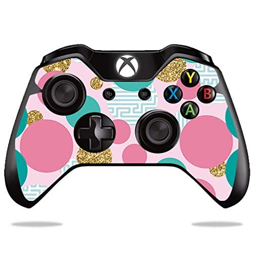 MightySkins Skin Compatible with Microsoft Xbox One or S Controller - Golden Bubbles | Protective, Durable, and Unique Vinyl wrap Cover | Easy to Apply, Remove, and Change Styles | Made in The USA