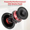 Pyle 8 4 Bluetooth Flush Mount - In-wall In-ceiling 2-Way Speaker System Quick Connections Changeable Round/Square Grill Polypropylene Cone & Tweeter Stereo Sound 4 Ch Amplifier 250 Watt - PDICBT286 view 4