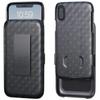 Designed for iPhone Xs Max Case with Belt Clip Holster - Kickstand Cover Phone Case - Black view 1