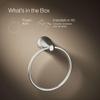 Kohler K-21955-CP Kohler K-21955 Tempered 6-7/8" Wall Mounted Towel Ring view 3