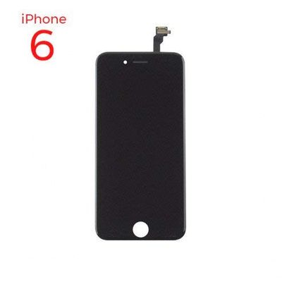 eTech Parts Plus LCD for use with iPhone 6 (A1549, A1586, A1589), Premium Quality, Full Assembly; Featuring AAA Bright White LCD Panel, Enhanced Specular Reflector... (4.7) (Black)