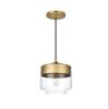 Living District Ashwell 1 Light Chrome Pendant With Clear Glass view 4