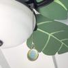 GRAPHICS & MORE Cute Blue Easter Egg with Daisies Ceiling Fan and Light Pull Chain view 3