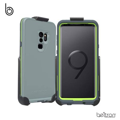 Belt Clip Holster Compatible with LifeProof FRE Galaxy S9 Plus S9+ Case (case is not Included) Features: Secure Fit, Quick Release Latch, Durable Rotating Belt Clip & Built-in Kickstand