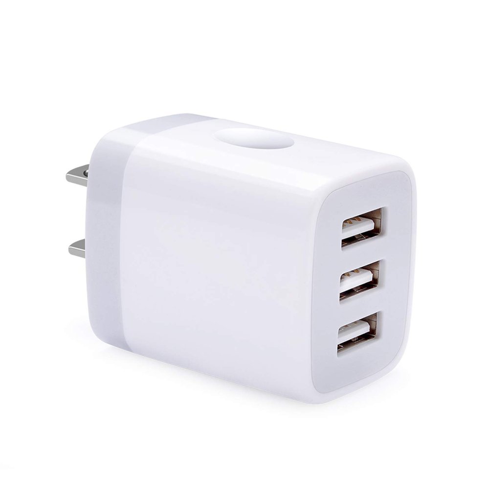 Fast Charging Block, USB Plug Wall Charging Adapters 3.1A Multiple Wall Charger Box Cube Brick for Samsung Galaxy S25 S24 S23 Ultra A17 A16 A15 A14 5G iPhone 17 Pro Max Air 16 15 14 13 12 Pro Max Moto