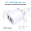 Fast Charging Block, USB Plug Wall Charging Adapters 3.1A Multiple Wall Charger Box Cube Brick for Samsung Galaxy S25 S24 S23 Ultra A17 A16 A15 A14 5G iPhone 17 Pro Max Air 16 15 14 13 12 Pro Max Moto view 4