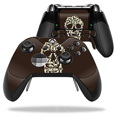 MightySkins Skin Compatible with Microsoft Xbox One Elite Controller - Cat Skull | Protective, Durable, and Unique Vinyl Decal wrap Cover | Easy to Apply, Remove, and Change Styles | Made in The USA