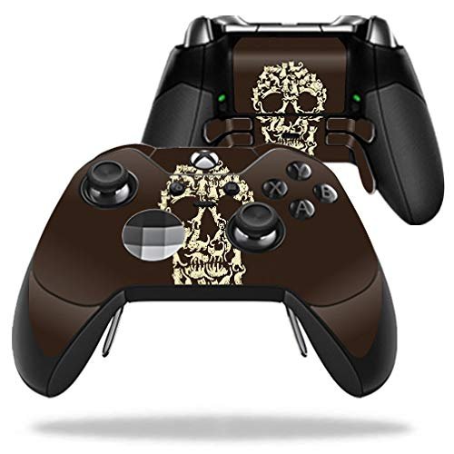 MightySkins Skin Compatible with Microsoft Xbox One Elite Controller - Cat Skull | Protective, Durable, and Unique Vinyl Decal wrap Cover | Easy to Apply, Remove, and Change Styles | Made in The USA