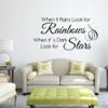 Vinly Motivational Decal Quote When It's Dark Look For Stars Wall Saying Lettering Mural Graphic Art Decoration Black view 2
