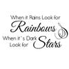 Vinly Motivational Decal Quote When It's Dark Look For Stars Wall Saying Lettering Mural Graphic Art Decoration Black view 3