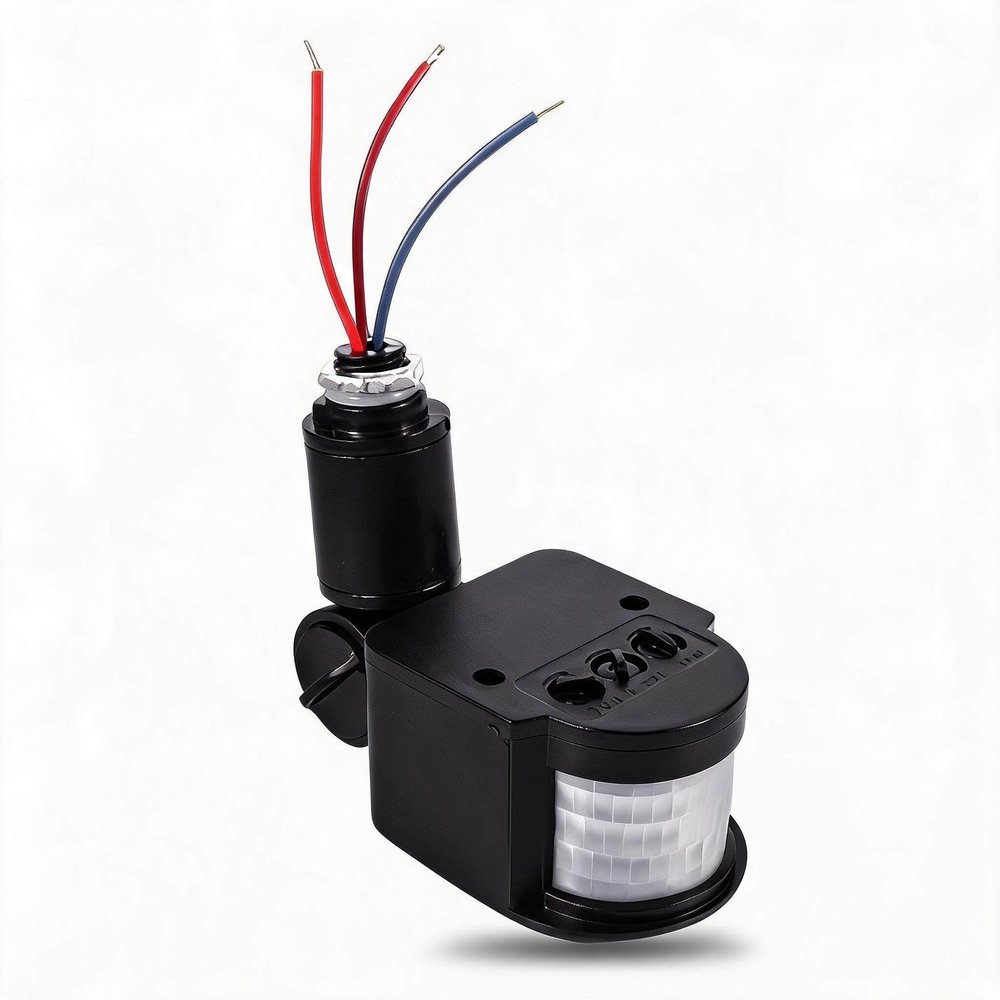 Outdoor LED AC 90~250V 180 Degree Security Infrared PIR Motion Sensor Detector Wall Light Switch