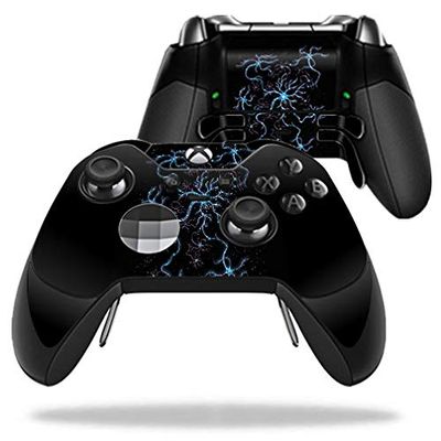 MightySkins Skin Compatible with Microsoft Xbox One Elite Controller - Neuron Galaxy | Protective, Durable, and Unique Vinyl wrap Cover | Easy to Apply, Remove, and Change Styles | Made in The USA