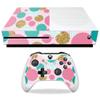 MightySkins Skin Compatible with Microsoft Xbox One S - Golden Bubbles | Protective, Durable, and Unique Vinyl Decal wrap Cover | Easy to Apply, Remove, and Change Styles | Made in The USA view 1