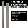 Spyderco Tri-Angle Premium Sharpmaker Set with DVD and Two Sets of Alumina Ceramic Stones - 204MF OPEN BOX view 2
